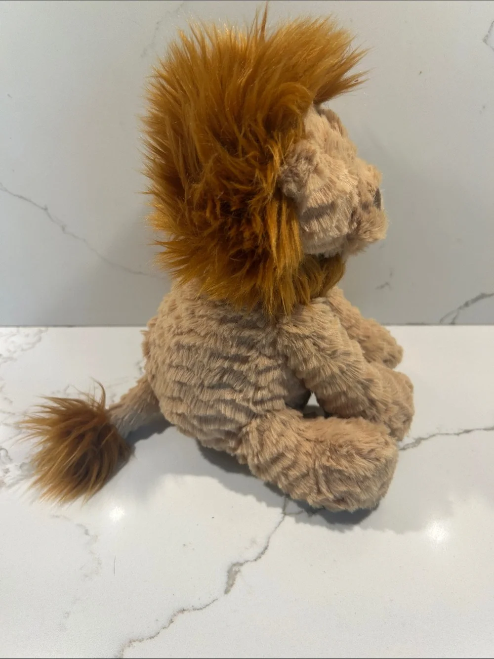 Jellycat London Fuddlewuddle Beige and Golden Brown Plush Lion